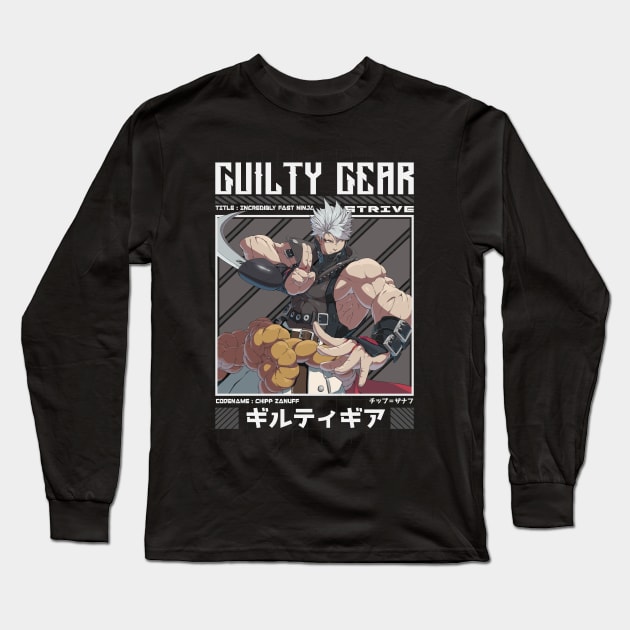 Chipp Zanuff - Guilty Gear Strive Long Sleeve T-Shirt by Arestration